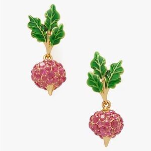 Kate Spade Harvest Time Beet Earrings